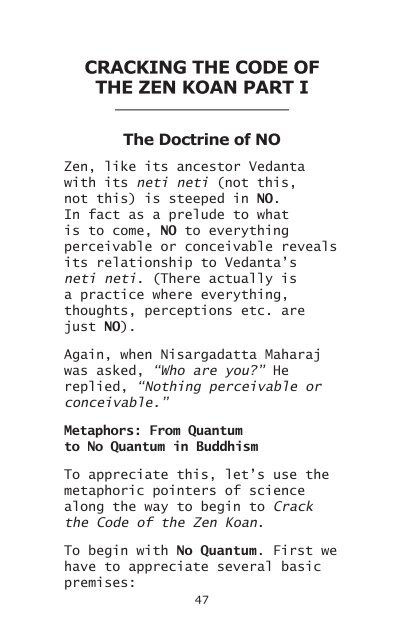 The Zen of Advaita - Stephen H. Wolinsky Ph. D.