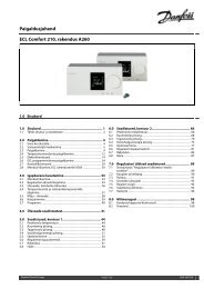 Paigaldusjuhend ECL Comfort 210, rakendus A260 - Danfoss