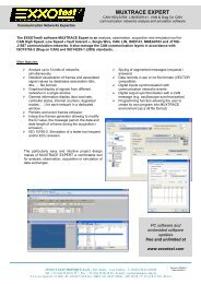 MUXTRACE EXPERT - Exxotest