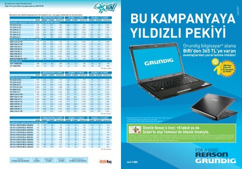 grundıg d‹züstü b‹lg‹sayarlar - Arçelik