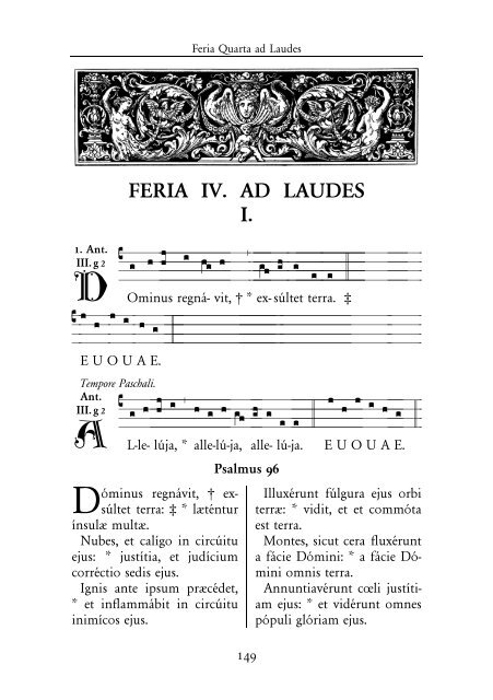 feria iv. ad laudes i.