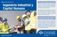 IngenierÃ­a Industrial y Capital Humano - Universidad La Concordia