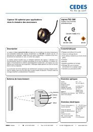 Description SchÃ©ma de branchement ceprox/TLS 260 ... - Cedes.com