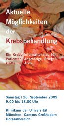 Informationen als pdf - Arbeitskreis der Pankreatektomierten e.V.