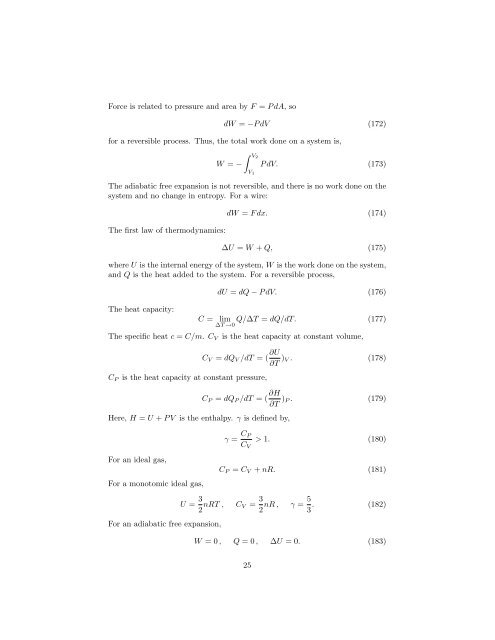 Notes for the Physics GRE - Harvard University Department of Physics