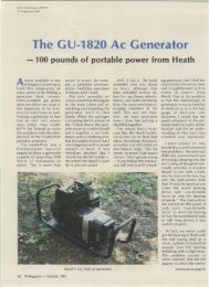 The GU-1820 AC Generator - Nostalgic Kits Central