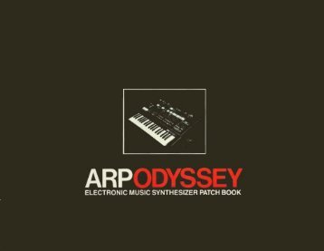 Arp Odyssey Patch Book - SoundProgramming.Net