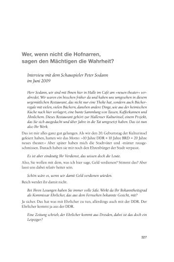 Wer, wenn nicht die Hofnarren, sagen den Mächtigen die Wahrheit?
