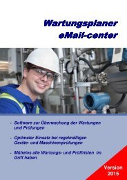 Handbuch eMail-Center Wartungsplaner als PDF