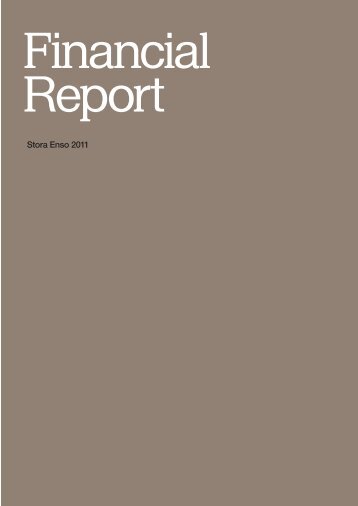 Stora Enso Financial Report 2011