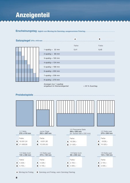 aktuellen Preisliste - Nachrichten.at