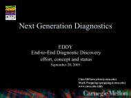 Next Generation Diagnostics - EDDY - Internet2 Middleware Initiative