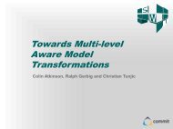 Towards Multi-Level Aware Model Transformations