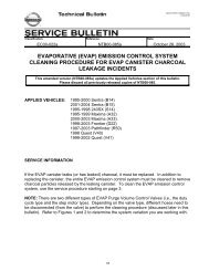 EVAPORATIVE (EVAP) EMISSION CONTROL SYSTEM CLEANING ...