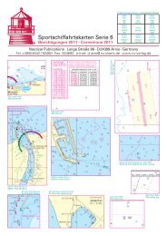 Sportschiffahrtskarten Serie 6 - NV-Verlag