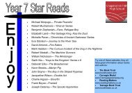 Year 7 Reading List (PDF)