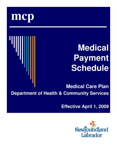 Medical Payment Schedule - Government of Newfoundland and ...