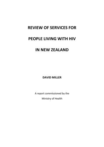 Review of services for people living with HIV in New Zealand