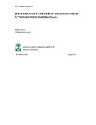 species relation studies in moist deciduous forests of trichur forest ...