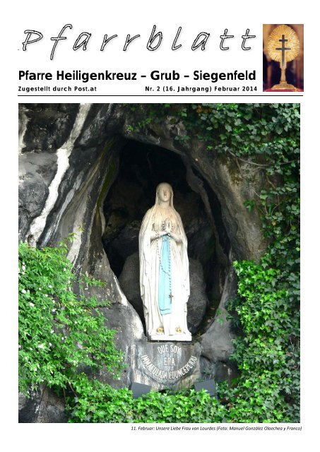 Pfarre Heiligenkreuz – Grub – Siegenfeld - Stiftspfarre Heiligenkreuz