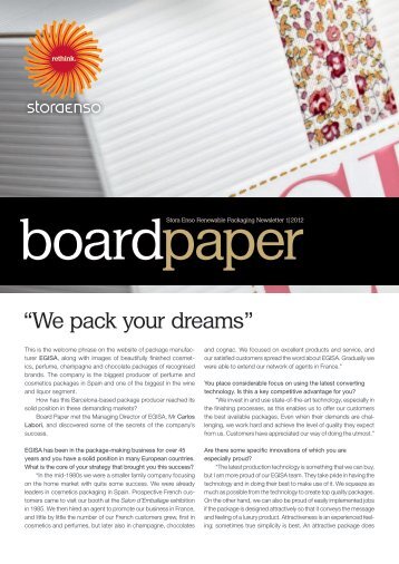 Boardpaper - Stora Enso