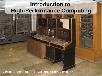 Introduction to High-Performance Computing