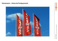 Viessmann – Usine de Faulquemont - DEinternational