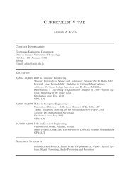 Curriculum Vitae - Princess Sumaya University for Technology