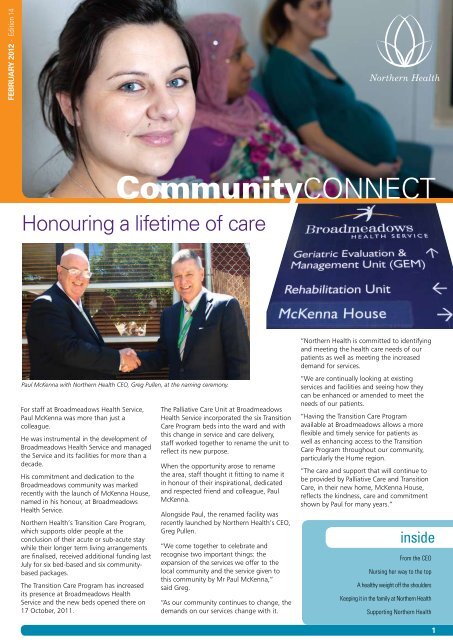 Community ConneCt - Northern Health
