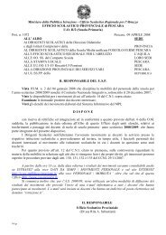 PROVVEDITORATO AGLI STUDI DI PESCARA - Ufficio Scolastico ...