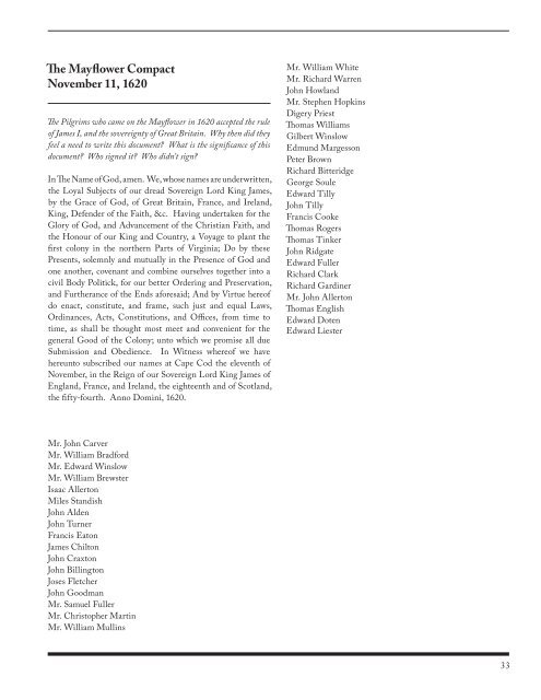 fieldston american reader volume i â fall 2007 - Ethical Culture ...