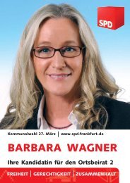 BARBARA WAGNER - SPD Frankfurt am Main