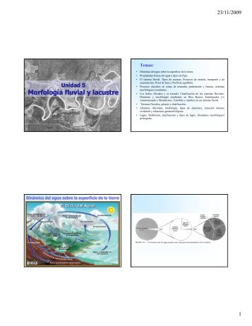 (Microsoft PowerPoint - TG5-Morfolog\355a fluvial y lacustre)