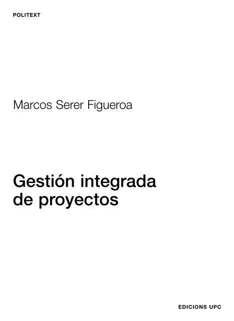 GestiÃ³n integrada de proyectos - e-BUC