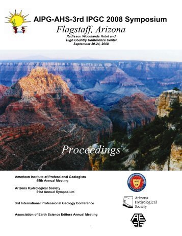 Proceedings - Arizona Hydrological Society