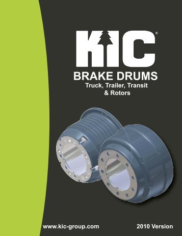 HDD - KIC Drum Catalog 2010 - CARQUEST Auto Parts