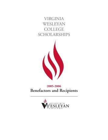 endowed scholarships - Virginia Wesleyan College
