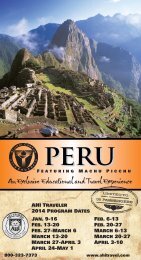 Download Trip Brochure PDF - AHI International