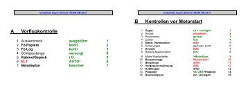 Checkliste Super Dimona HK36R