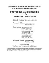 Protocols and Guidelines for Pediatric Perfusion - The Royal ...