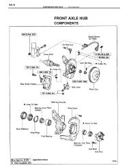 FRONT AXLE HUB - CelicaTech