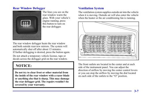 2000 Cadillac Catera Owners Manual