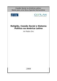 Religião, Coesão Social e Sistema Político na América Latina