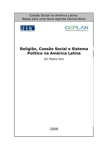 Religião, Coesão Social e Sistema Político na América Latina