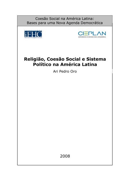 Religião, Coesão Social e Sistema Político na América Latina