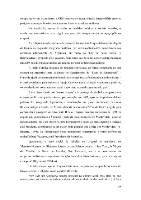 Religião, Coesão Social e Sistema Político na América Latina