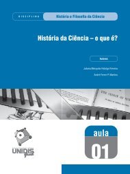 HistÃ³ria da CiÃªncia â o que Ã©?