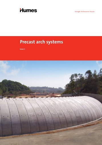 Precast arches brochure - Humes