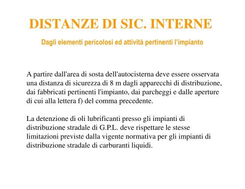 Distributori stradali di GPL - Ordine degli Ingegneri della Provincia di ...