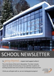 Newsletter to PDF - Northfleet Technology College